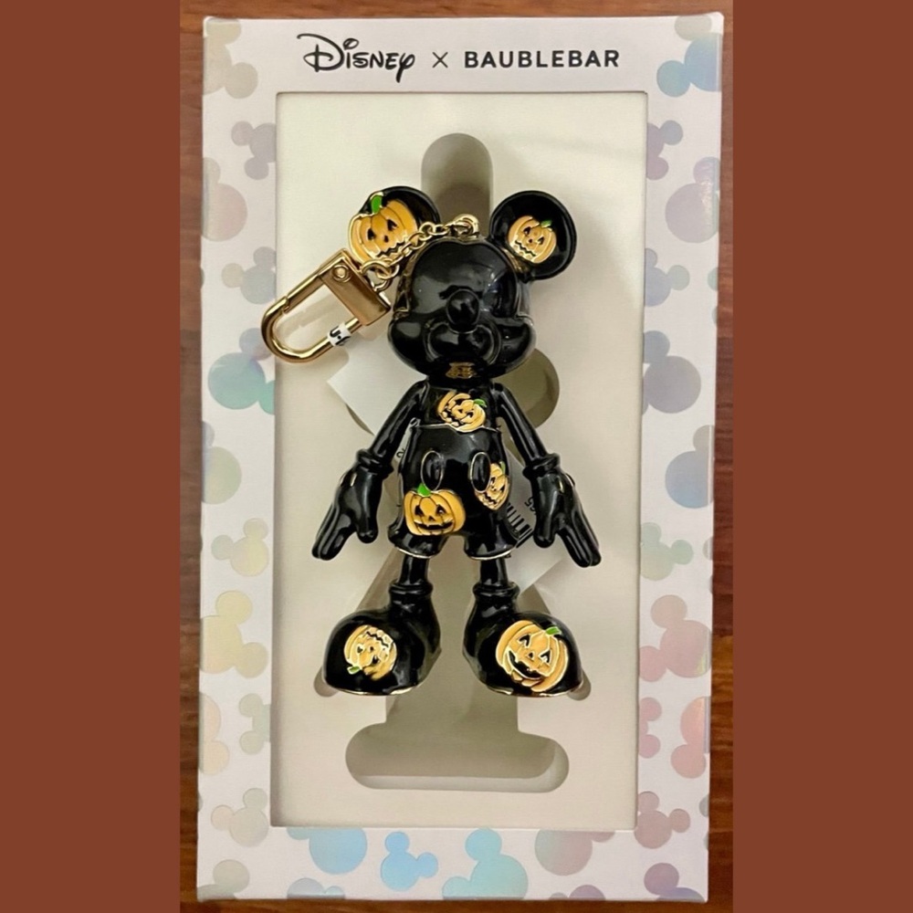 Mickey's Halloween Pumpkin Bag charm.- by Baublebar